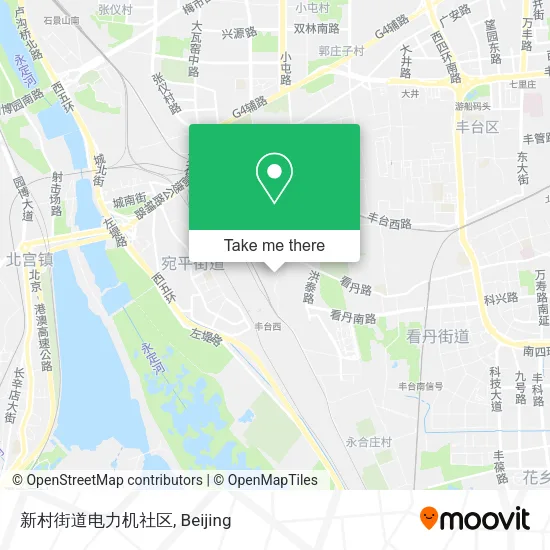 新村街道电力机社区 map