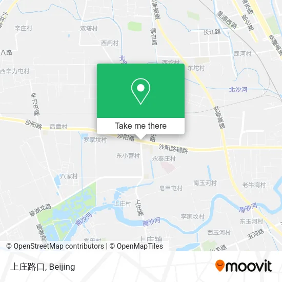 上庄路口 map