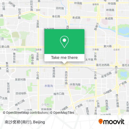南沙窝桥(南行) map