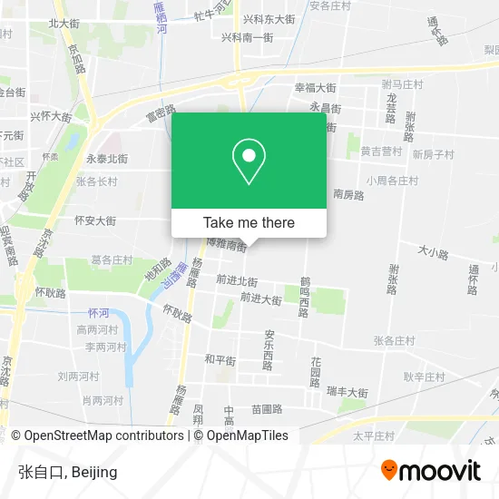 张自口 map