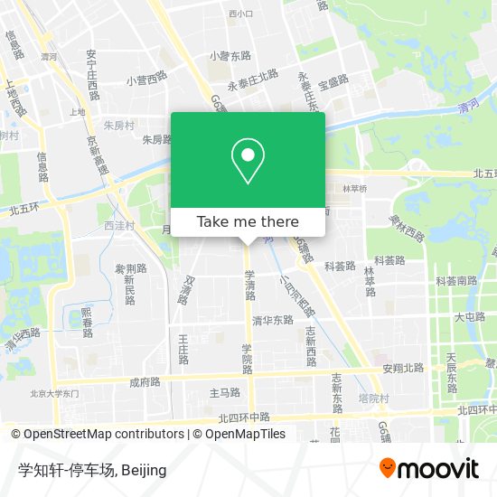 学知轩-停车场 map
