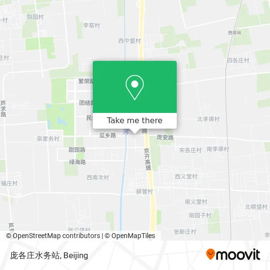 庞各庄水务站 map