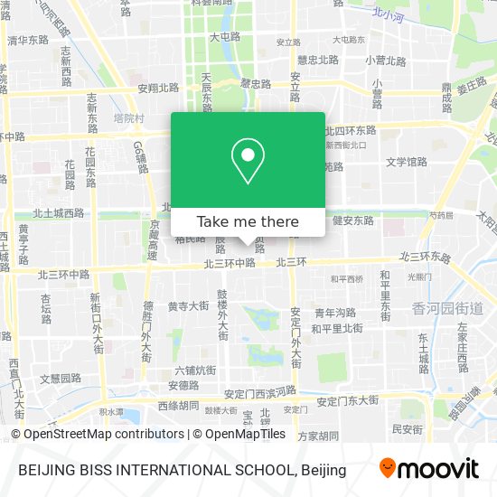 BEIJING BISS INTERNATIONAL SCHOOL map