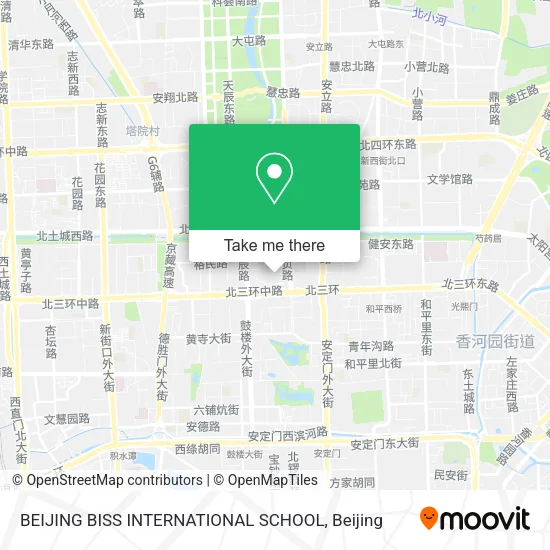 BEIJING BISS INTERNATIONAL SCHOOL map