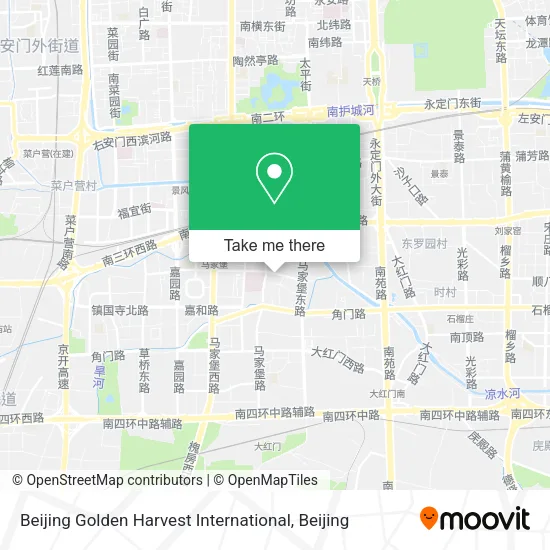 Beijing Golden Harvest International map