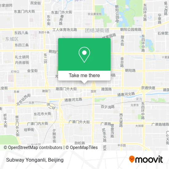 Subway Yonganli map
