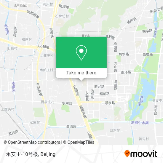 永安里-10号楼 map