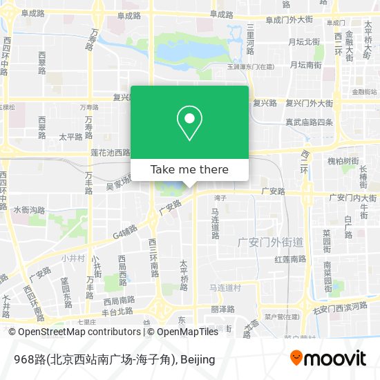 968路(北京西站南广场-海子角) map