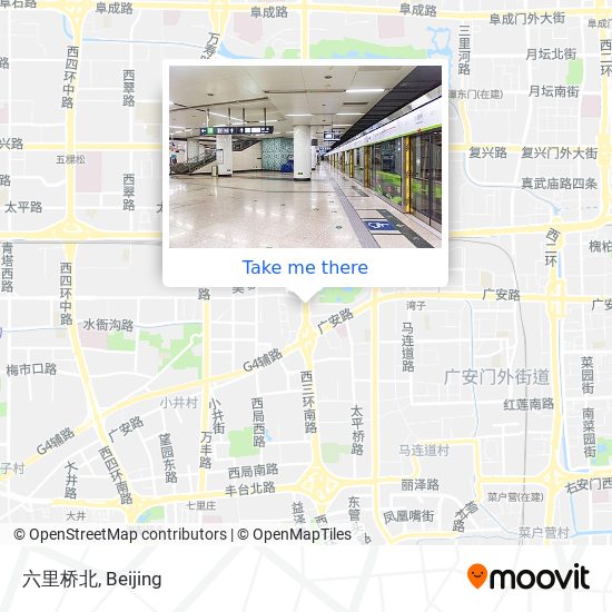 六里桥北 map