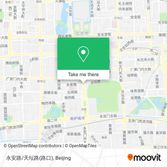 永安路/天坛路(路口) map