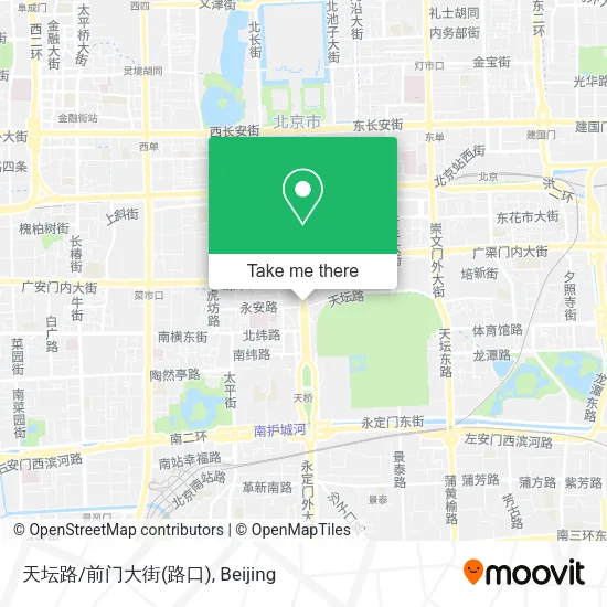 天坛路/前门大街(路口) map