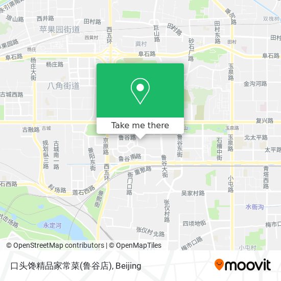 口头馋精品家常菜(鲁谷店) map