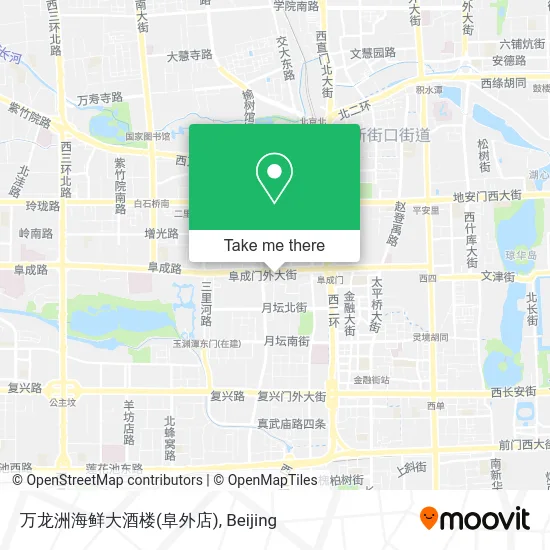 万龙洲海鲜大酒楼(阜外店) map