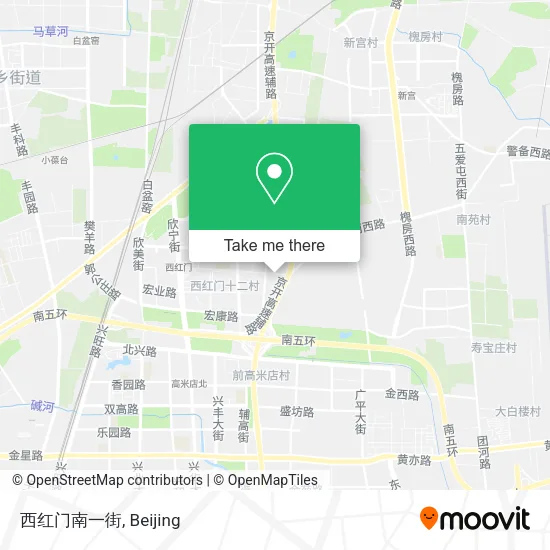 西红门南一街 map