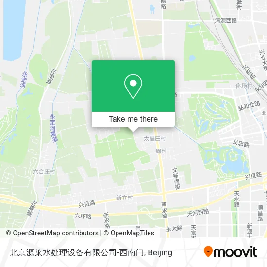 北京源莱水处理设备有限公司-西南门 map