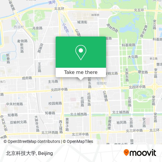 北京科技大学 map