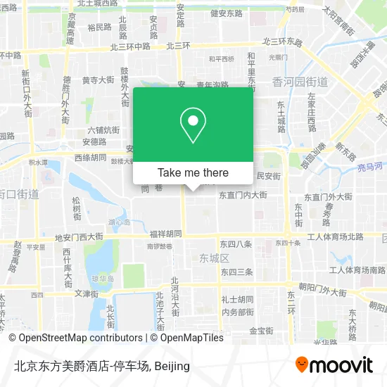 北京东方美爵酒店-停车场 map