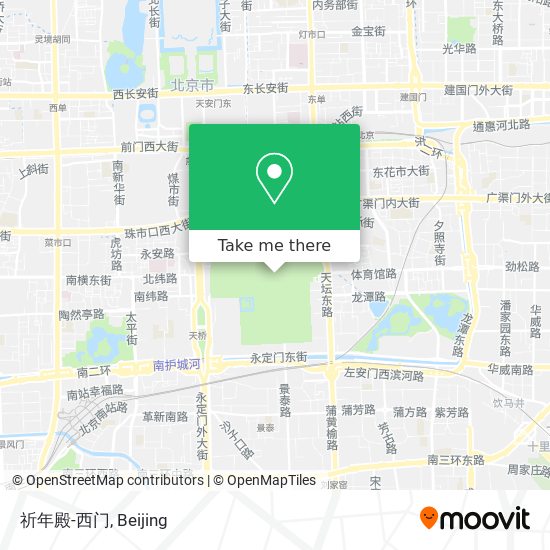 祈年殿-西门 map