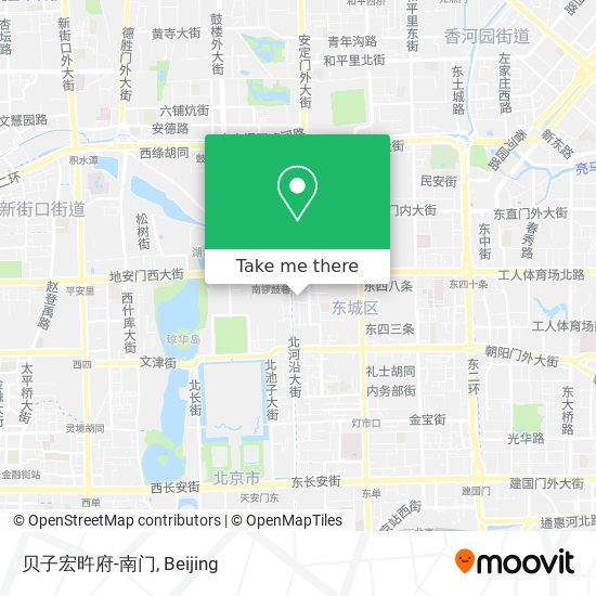 贝子宏旿府-南门 map