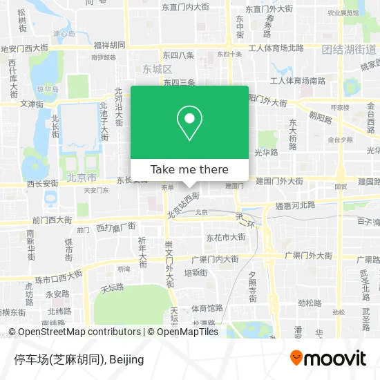 停车场(芝麻胡同) map