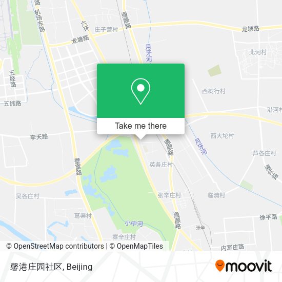 馨港庄园社区 map