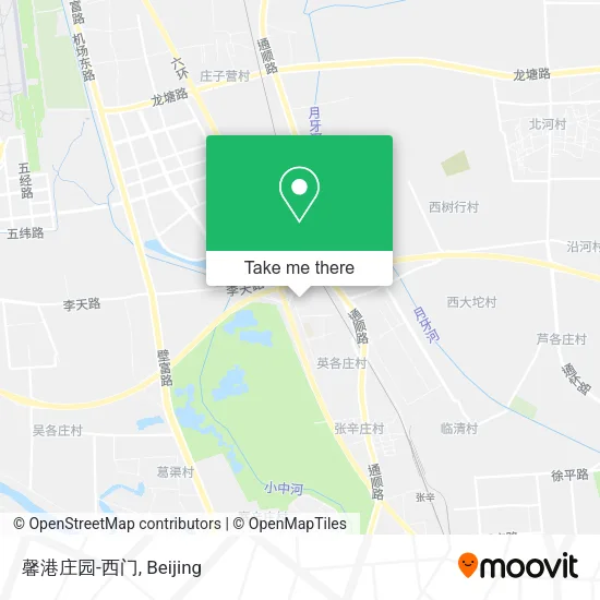 馨港庄园-西门 map