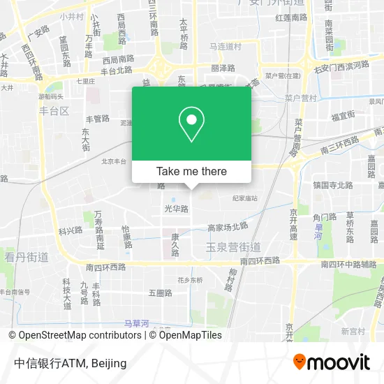 中信银行ATM map