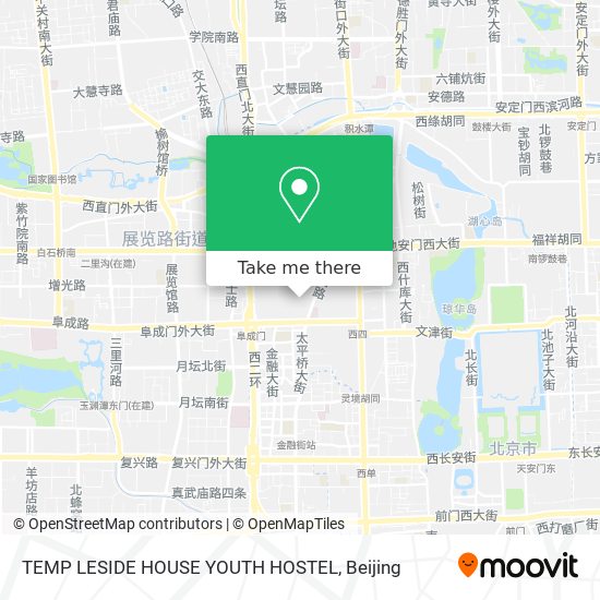 TEMP LESIDE HOUSE YOUTH HOSTEL map