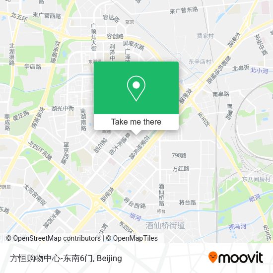 方恒购物中心-东南6门 map