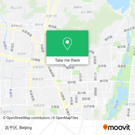 昌平区 map