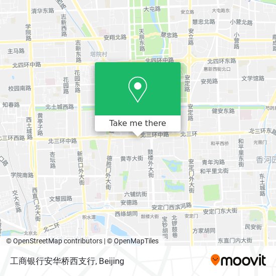 工商银行安华桥西支行 map