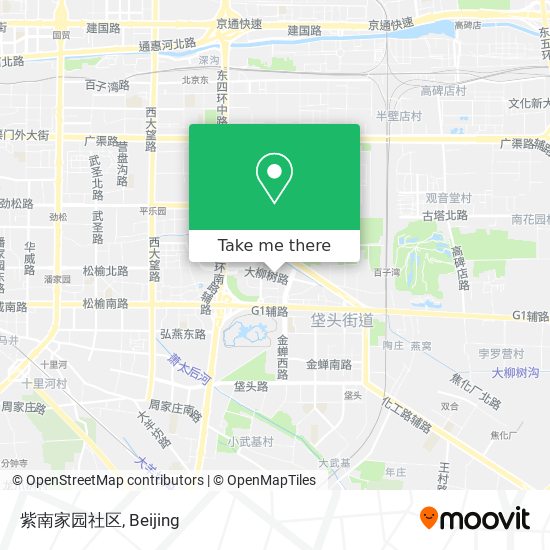 紫南家园社区 map
