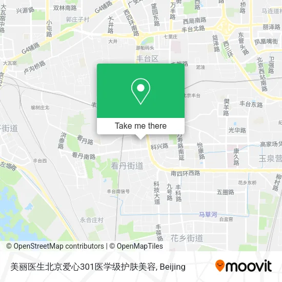 美丽医生北京爱心301医学级护肤美容 map