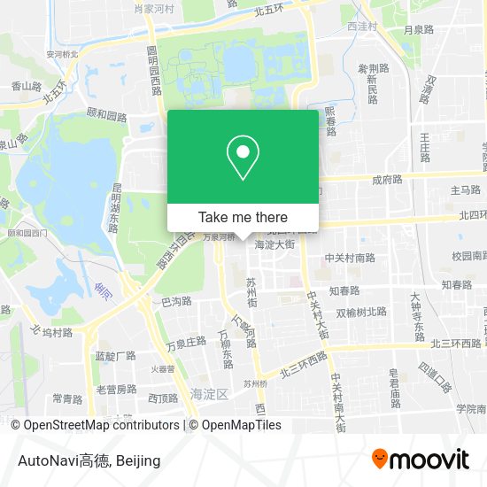 AutoNavi高德 map