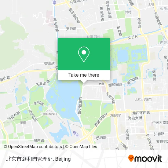 北京市颐和园管理处 map