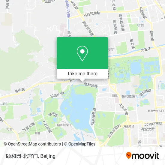 颐和园-北宫门 map