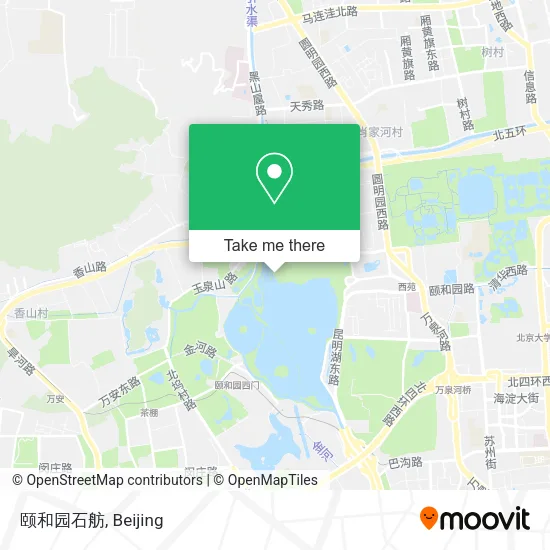 颐和园石舫 map