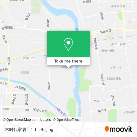 木时代家居工厂店 map