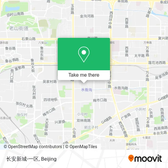 长安新城-一区 map