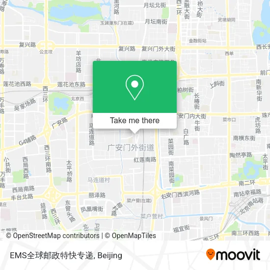EMS全球邮政特快专递 map