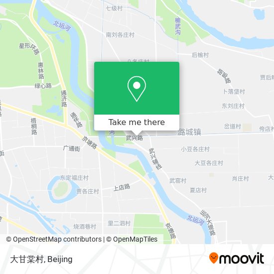 大甘棠村 map