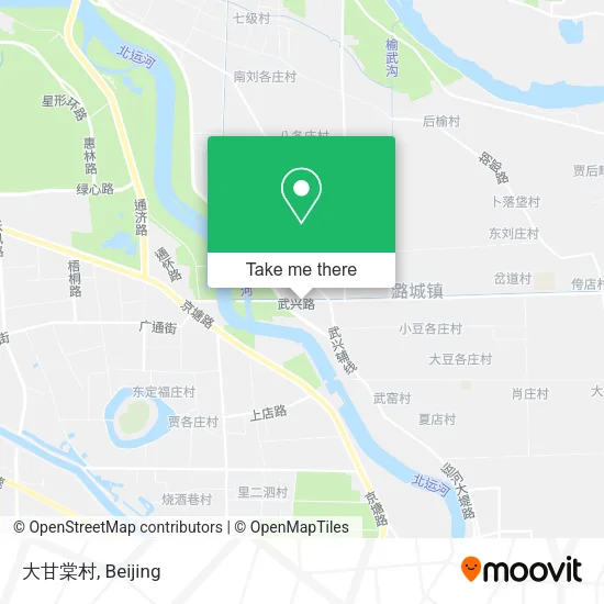 大甘棠村 map