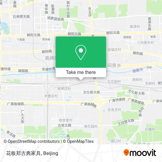 花板郑古典家具 map