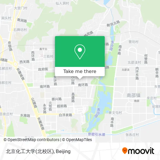 北京化工大学(北校区) map