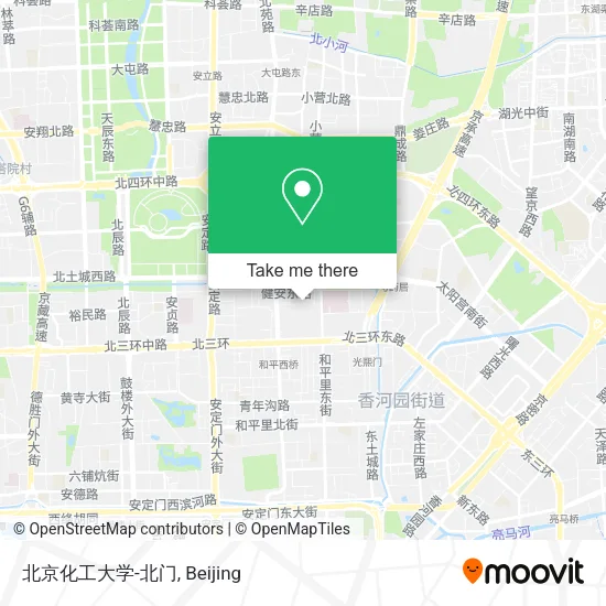 北京化工大学-北门 map