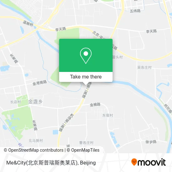 Me&City(北京斯普瑞斯奥莱店) map