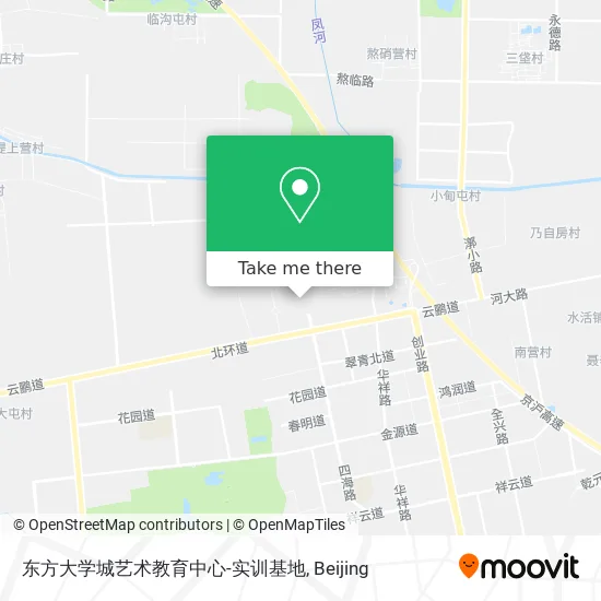 东方大学城艺术教育中心-实训基地 map