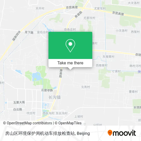 房山区环境保护局机动车排放检查站 map