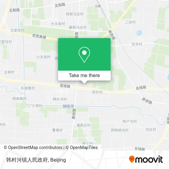 韩村河镇人民政府 map