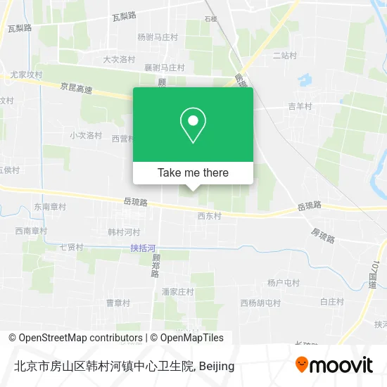 北京市房山区韩村河镇中心卫生院 map
